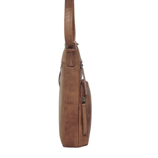 'AGATHA' Real Leather Crossbody Bag - Image 3