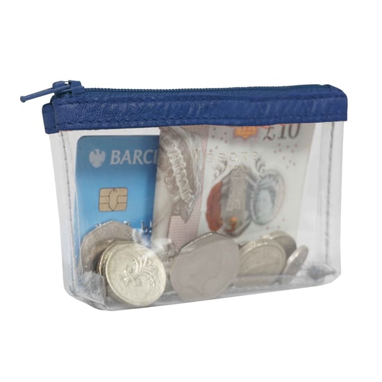 DINAH' Transparent Zip Top Coin Purse - Image 3