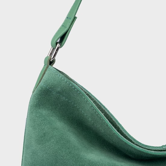 'TINA' Suede Real Leather Unlined Slouchy Shopper Tote Bag - Image 3