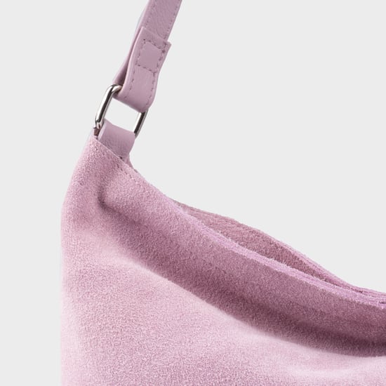 'TINA' Suede Real Leather Unlined Slouchy Shopper Tote Bag - Image 3