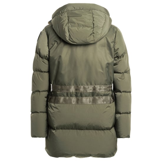 Parajumpers Venture Thyme Green Long Hooded Down Jacket - Image 2