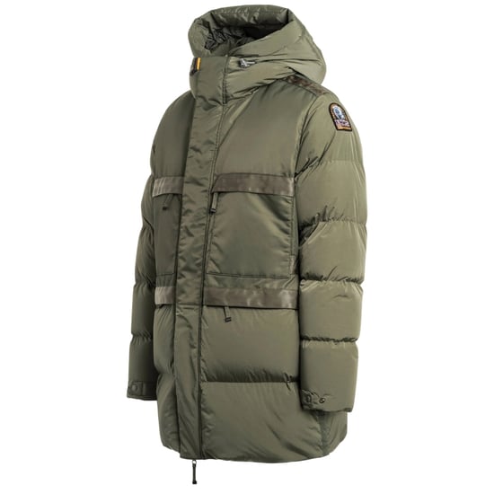 Parajumpers Venture Thyme Green Long Hooded Down Jacket - Image 3