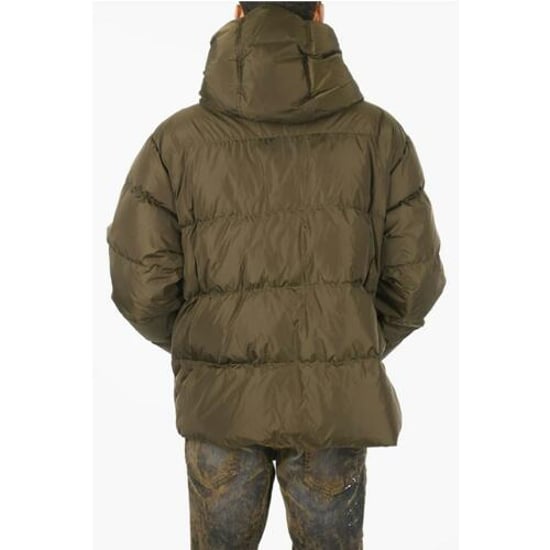 Dsquared2 Military Green Down Jacket - Image 2