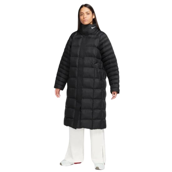 Nike Black Long Length Jacket - Image 2