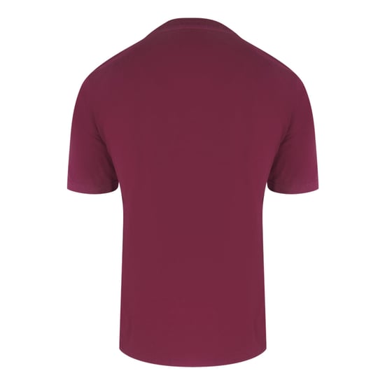Aquascutum Active Piping Design Bordeauxrood T-shirt - Image 2