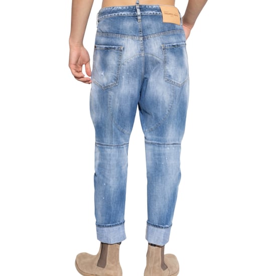 Dsquared2 Tailored Combat Jean Blue Denim Pants - Image 2