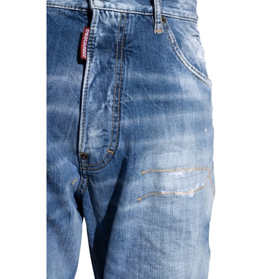 Dsquared2 Tailored Combat Jean Blue Denim Pants - Image 3
