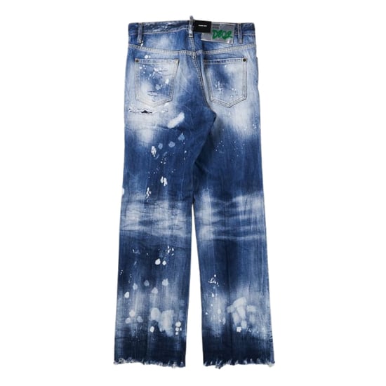 Dsquared2 Roadie Jean Blauwe Versleten Denim Broek - Image 2