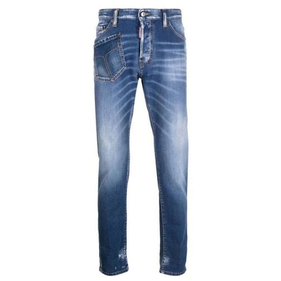 Dsquared2 Relax Long Crotch Jean Blue Denim Broek - Image 1