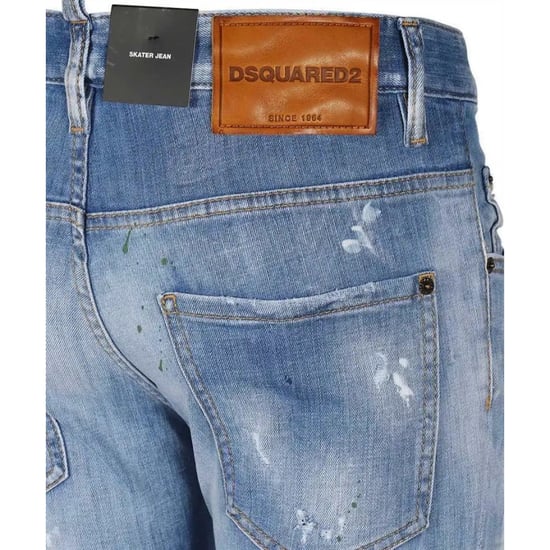 Dsquared2 Skater Jeans Ljusblå Denimbyxor - Image 3