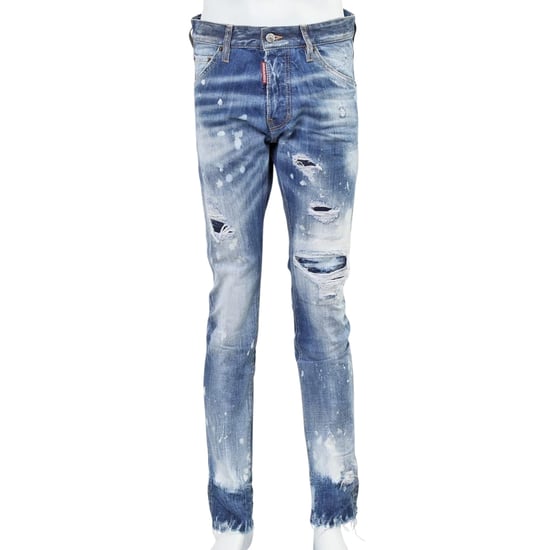 Dsquared2 Cool Guy Jean Blue Distressed Denim Broek - Image 1