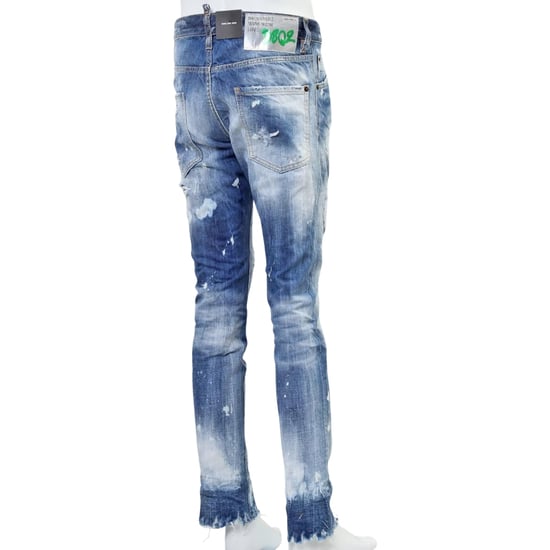 Dsquared2 Cool Guy Jean Blue Distressed Denim Broek - Image 4