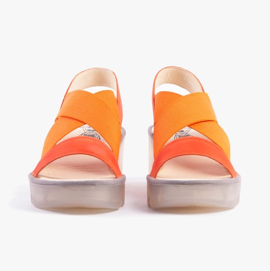 Fly London Taji502fly Womens Sandals Poppy Orange - Image 4