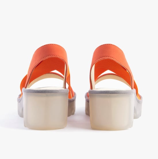 Fly London Taji502fly Womens Sandals Poppy Orange - Image 5