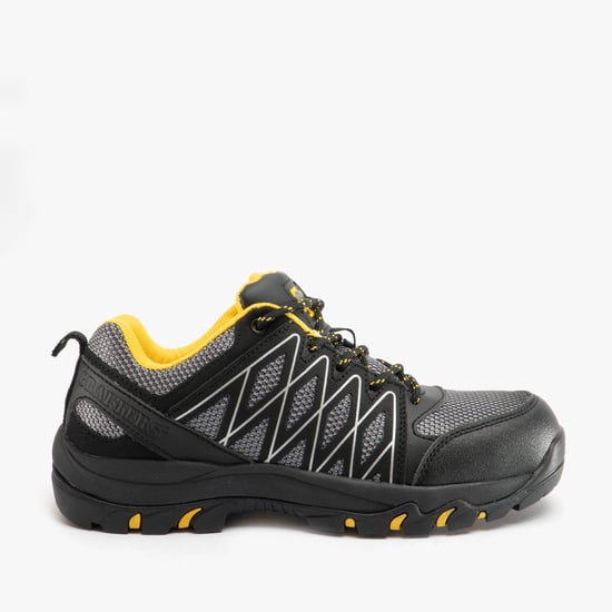 Grafters M065f Unisex Safety Trainers Grey/black - Image 1