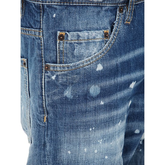 Dsquared2 Boston Jeans Mörkblå Denimbyxor - Image 3