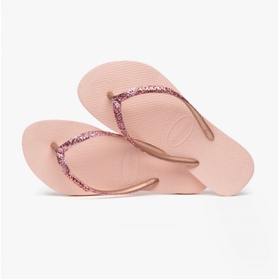 Havaianas Hav Slim Glitter Ii Womens Flip Flops Ballet Rose/golden Blush - Image 3