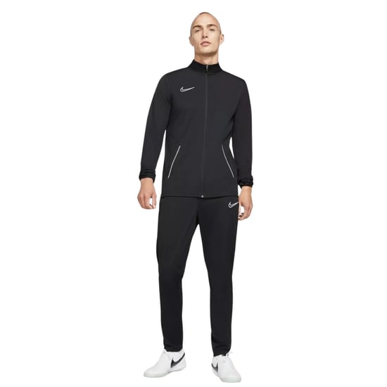 Nike White Line Detail Black Tracksuit Set - Image 2