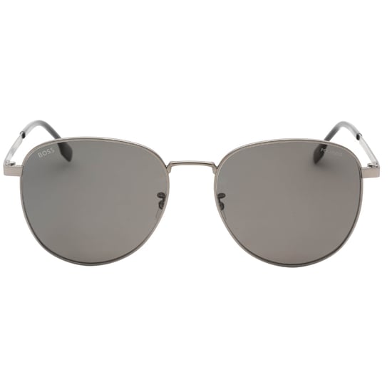 Hugo Boss Grey Pz Lensed Matte Dark Ruthenium Sunglasses Male - Image 1