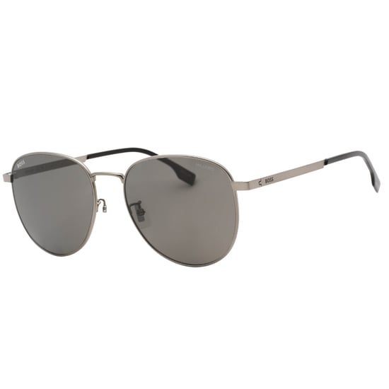 Hugo Boss Grey Pz Lensed Matte Dark Ruthenium Sunglasses Male - Image 2