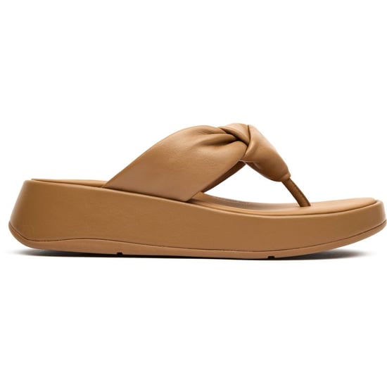 Fitflop F-knot Soft Leather Toe-post Sandals - Image 1
