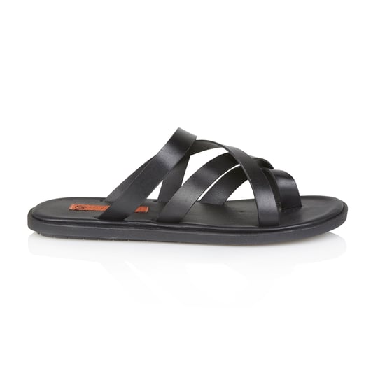 Silver Street London Crouchend Mens Sandals Black - Image 1