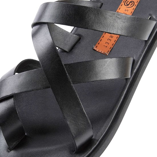 Silver Street London Crouchend Mens Sandals Black - Image 4