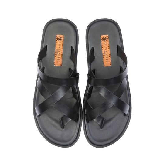 Silver Street London Crouchend Mens Sandals Black - Image 5