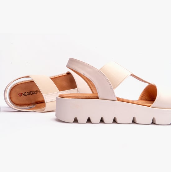 Heavenly Feet Ritz Womens Sandals Stone - Image 5