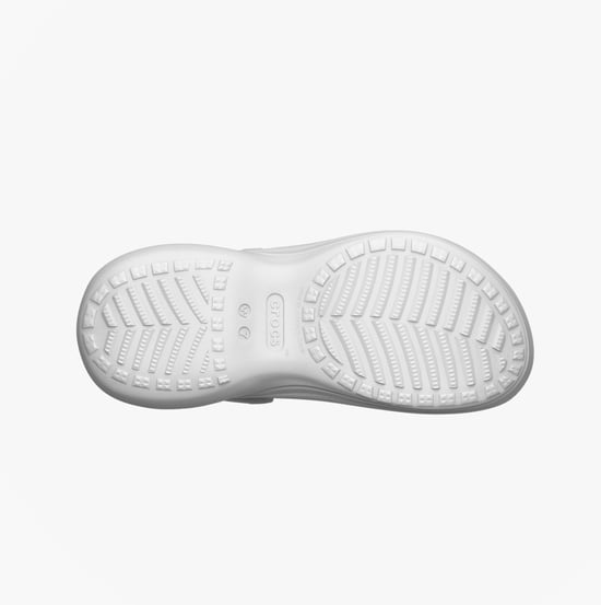 Crocs 206302-100 Classic Bae Womens Clogs White - Image 4