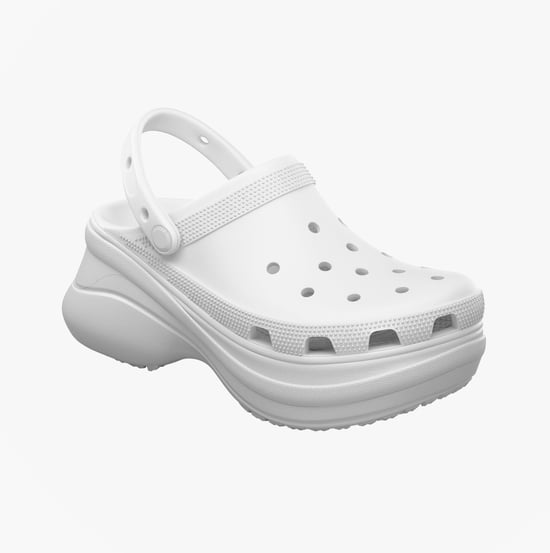 Crocs 206302-100 Classic Bae Womens Clogs White - Image 5