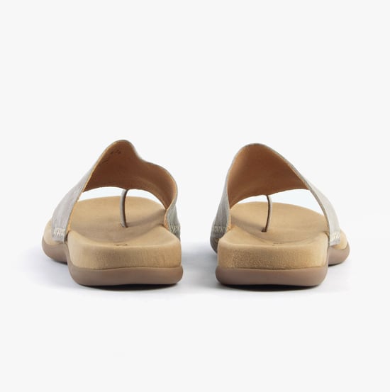 Gabor Lanzarote Womens Sandals Mushroom - Image 5