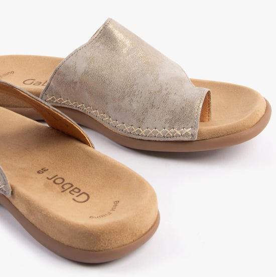 Gabor Lanzarote Womens Sandals Mushroom - Image 6