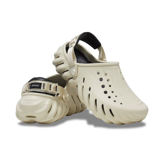 Crocs 207937-2yj Echo Mens Clogs Bone/black - Image 2
