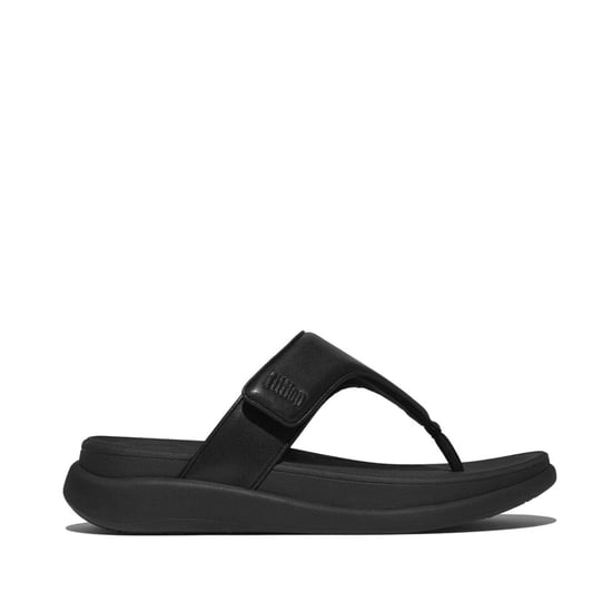 Fitflop F-mode Go Dames Tenenpost Sandalen Volledig Zwart - Image 1