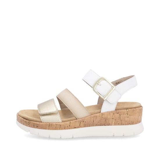Remonte D2p50-80 Womens Sandals White Combination - Image 1