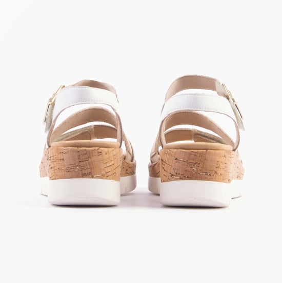 Remonte D2p50-80 Womens Sandals White Combination - Image 3