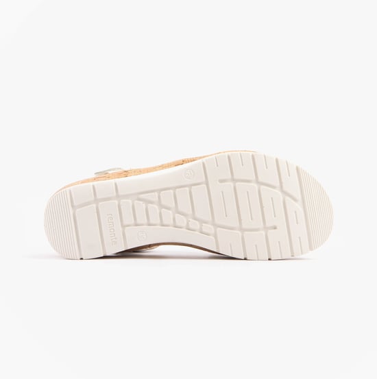 Remonte D2p50-80 Womens Sandals White Combination - Image 4