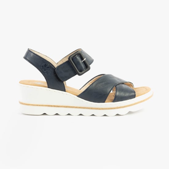 Rieker 67463-14 Womens Sandals Blue - Image 1