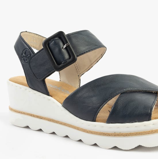 Rieker 67463-14 Womens Sandals Blue - Image 6