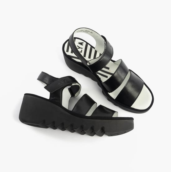 Fly London Bexy575fly Womens Sandals Black - Image 3