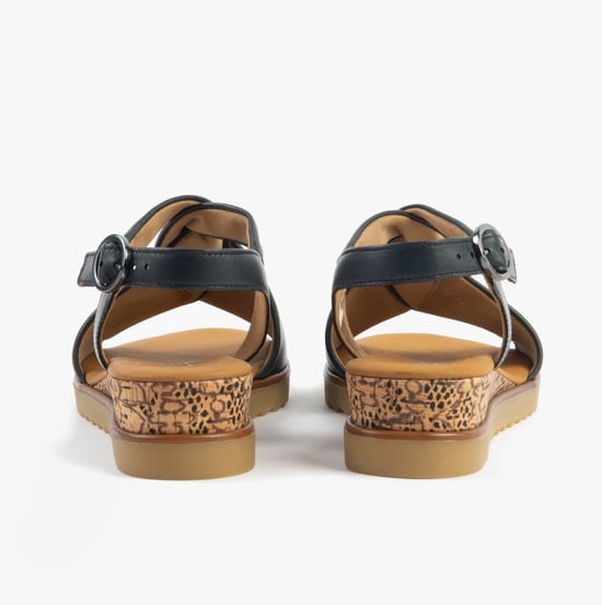 Gabor Rich Womens Sandals Dark Navy - Image 5