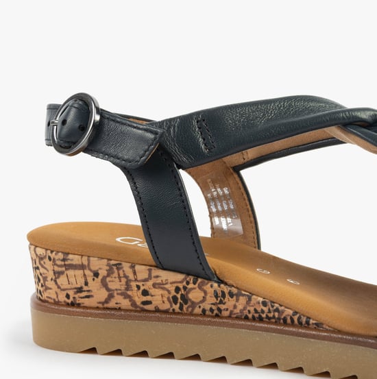 Gabor Rich Womens Sandals Dark Navy - Image 6