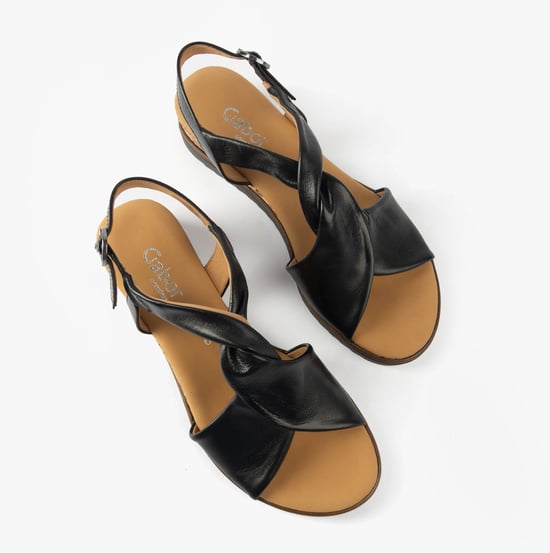 Gabor Rich Womens Sandals Black - Image 3