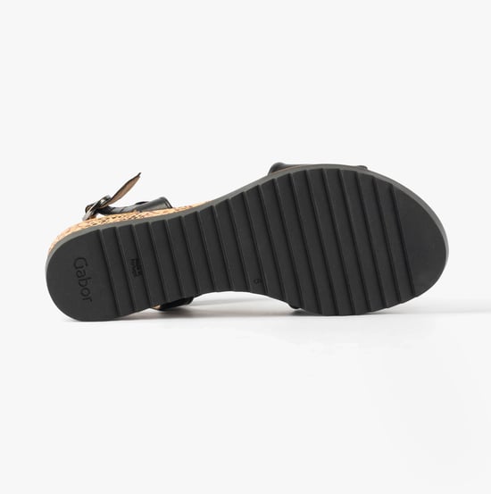 Gabor Rich Womens Sandals Black - Image 6