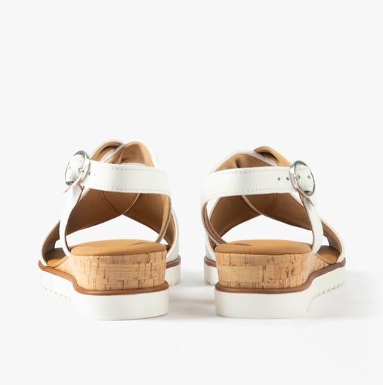 Gabor Rich Womens Sandals White - Image 2