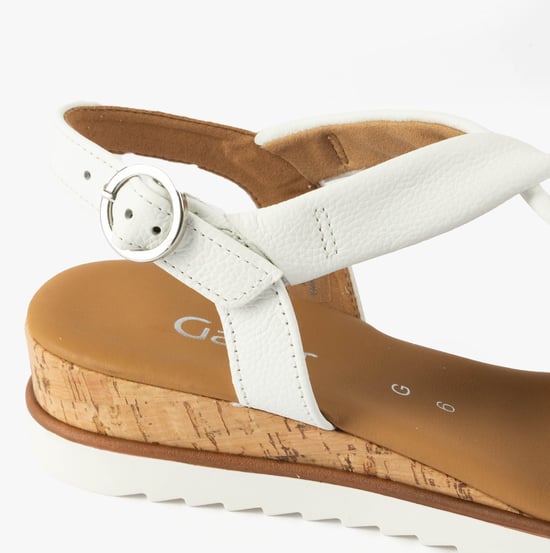Gabor Rich Womens Sandals White - Image 3