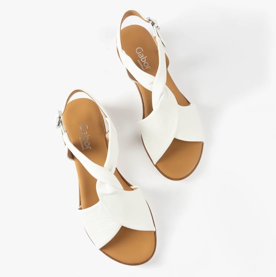 Gabor Rich Womens Sandals White - Image 5