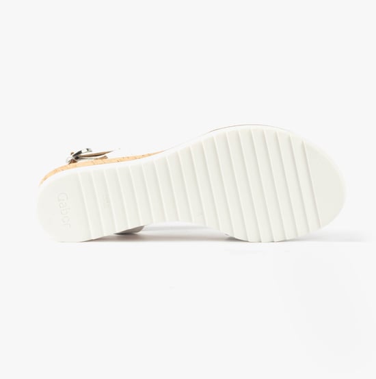 Gabor Rich Womens Sandals White - Image 6