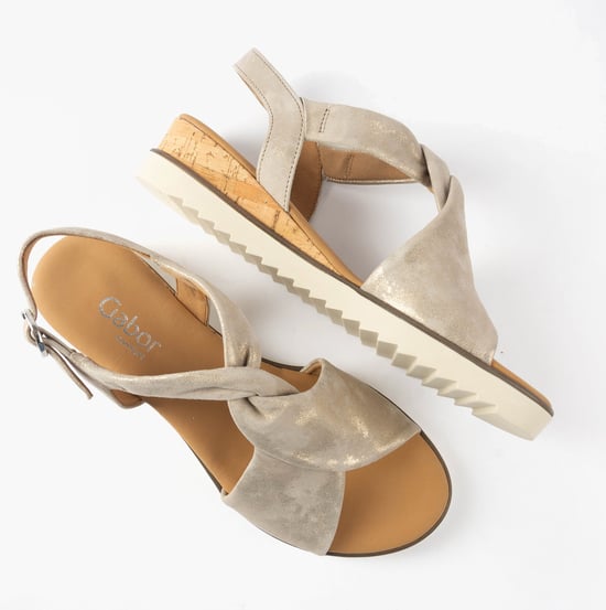 Gabor Rich Womens Sandals Mushroom - Image 4